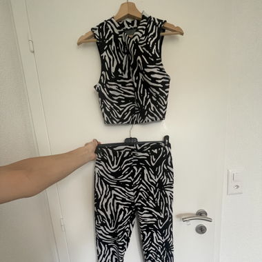 Ensemble zébré zara