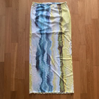 Bershka Colorful Maxi Skirt