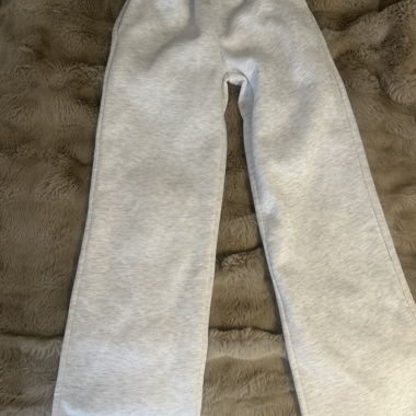 Pantalon de survêtement blanc à cordon