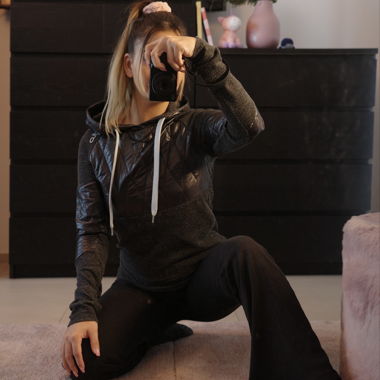 Sportlicher Kapuzenpulli Odlo