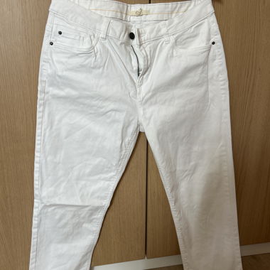Pantalon 3/4 blanc 