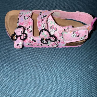 Rosa Minnie Sandalen