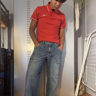 Vintage Baggy Worker Jeans