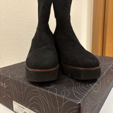 Homers Black platform ankle boots size 41 as new