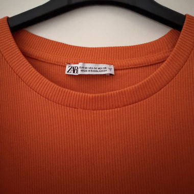 Robe orange Zara