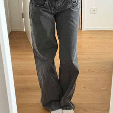 Jeans vita bassa grigie di Subdued