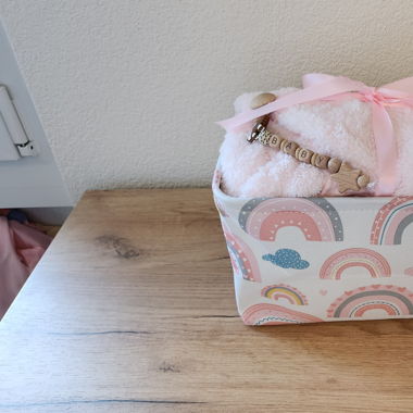 Geschenkkorb für Mädchen 0-6 Monaten