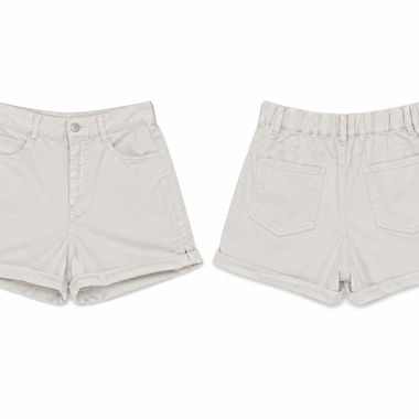 Pantaloncini beige largo