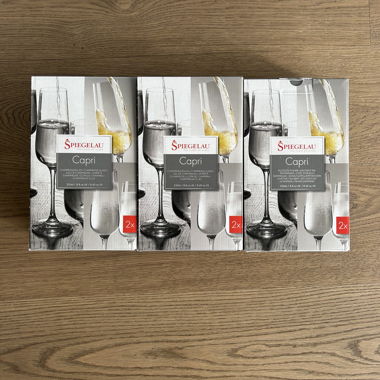 Spiegelau Champagne Glasses X6