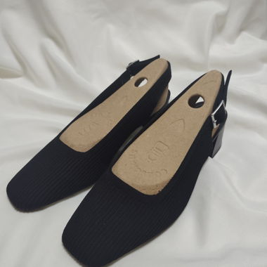 Schwarze Vivaia Slingback-Pumps