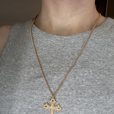 Y2K Cross Necklace
