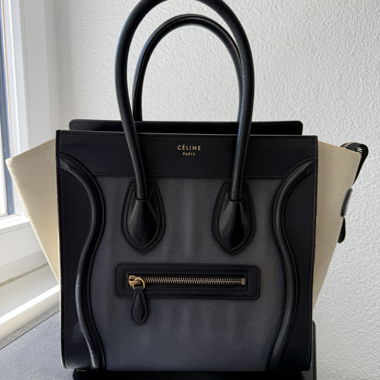 Borsa a tracolla Celine Luggage Micro Tote Bag