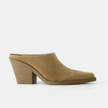 Mule con tacco Bershka