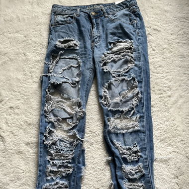 Zerrissene Jeans