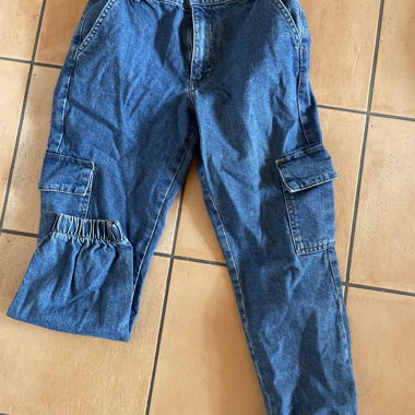 Pantaloni cargo in jeans