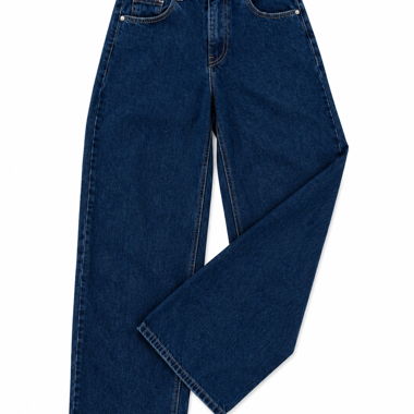 Jeans foncés à jambe ample gr. 32