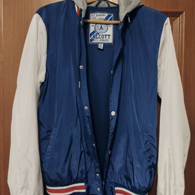 Blouson ALCOTT bleu blanc XL