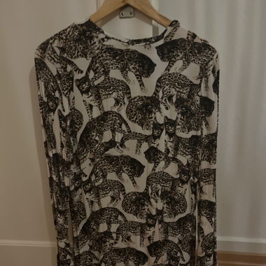 Kleid mit Raubkatzen