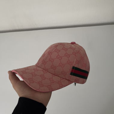 Cappellino Gucci rosa