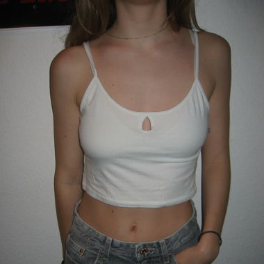White crop top 