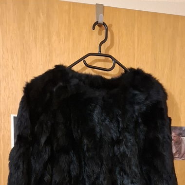Veste en fourrure de lapin 