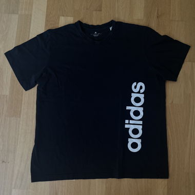T-shirt nero ADIDAS