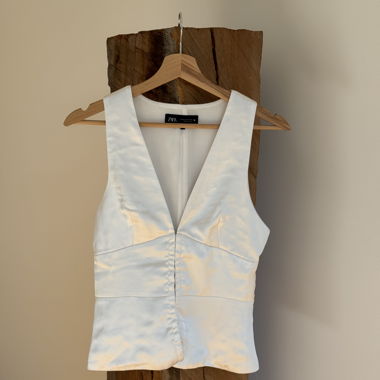Haut Zara blanc