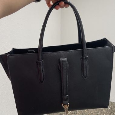 Schwarze Tote Bag