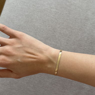 Goldfarbene Armkette