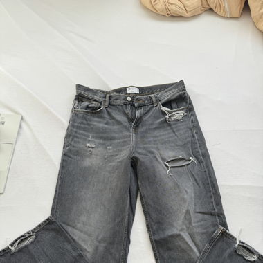 Graue Jeans Gr. 34/34