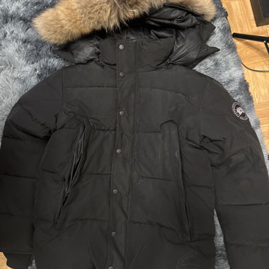 Giacca nera Canada Goose