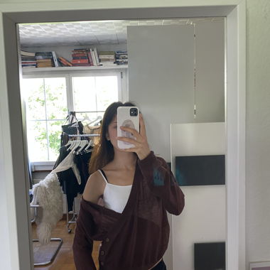Cardigan transparent bordeaux