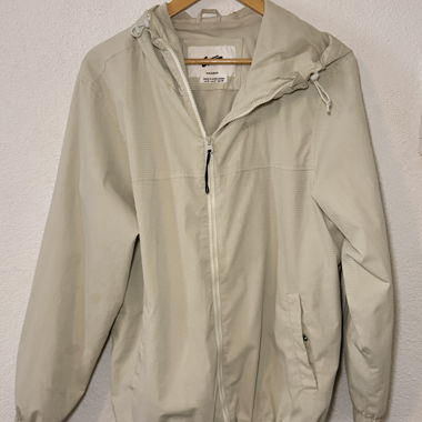 Pull&Bear beige hooded jacket