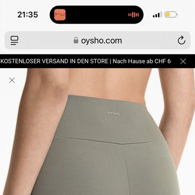Sportshorts von Oysho