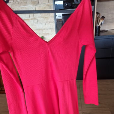 Red summer dress S