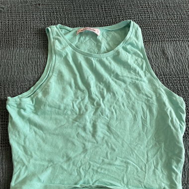 crop top türkis pull and bear