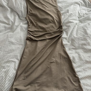 Never worn kaki dress 