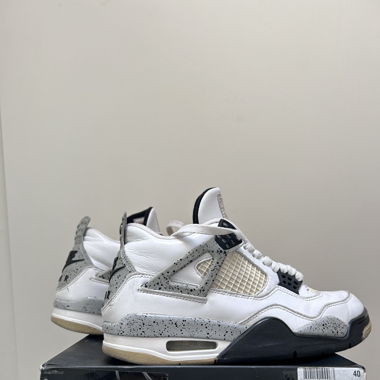 Jordan 4 White Cement 