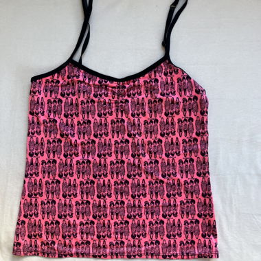 Top rosa y2k