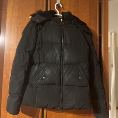Black puffer jacket