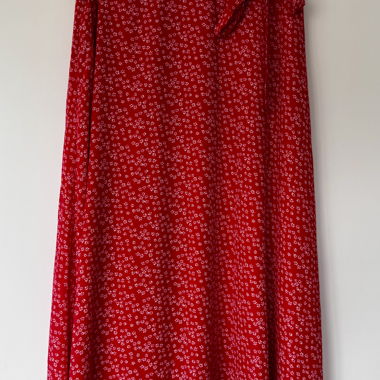 NA-KD Red Wrap Skirt