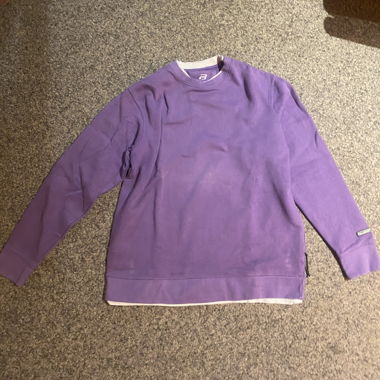 Pull&Bear Lila Sweatshirt mit versteckter Tasche