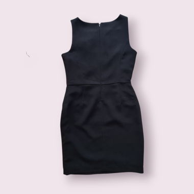 Elegantes schwarzes Kleid Laura Clement, Grösse 38