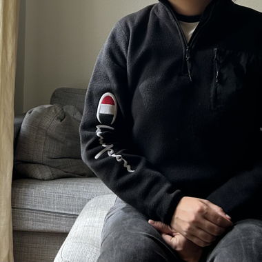 Champion-Fleece mit Reissverschluss