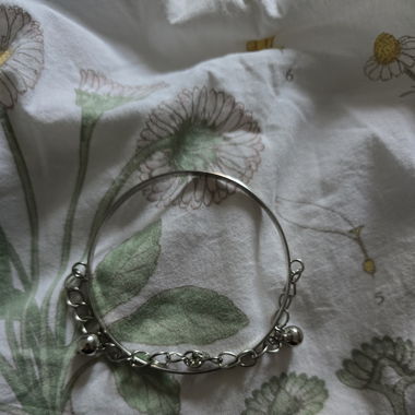 Minimal silver bracelet 