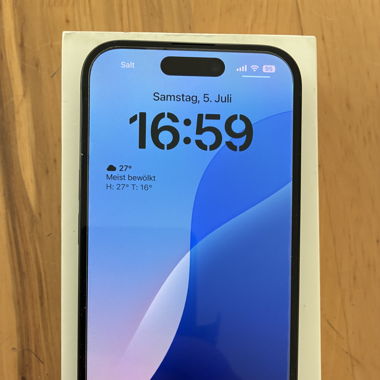 iPhone 15 Black 256GB Neuwertiger Zustand 