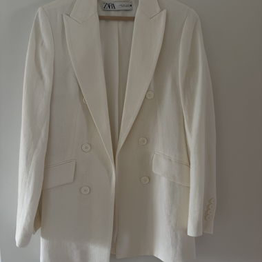 Blazer color crema ZARA, Taglia S