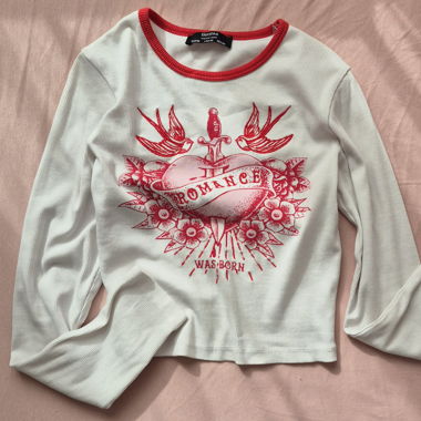 Long sleeve Bershka top