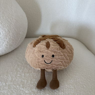 Peluche Jellycat amuseables sourdough marrone