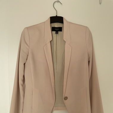 Blazer in zartem Rosa
